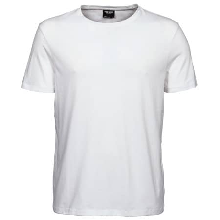Leicht tailliertes Premium Herren Bio T-Shirt in White von Tee Jays (Artnum: TJ5000