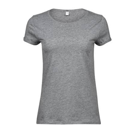 Lässiges Damen T-Shirt mit Roll-up Ärmeln von Tee Jays (Artnum: TJ5063