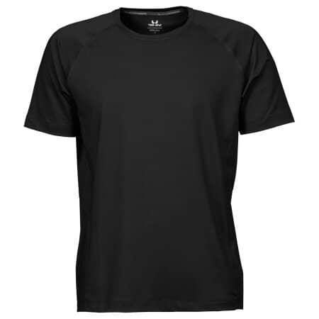Atmungsaktives Herren T-Shirt in Black von Tee Jays (Artnum: TJ7020N