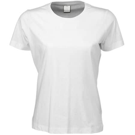 Weiches Damen Basic T-Shirt in White von Tee Jays (Artnum: TJ8050