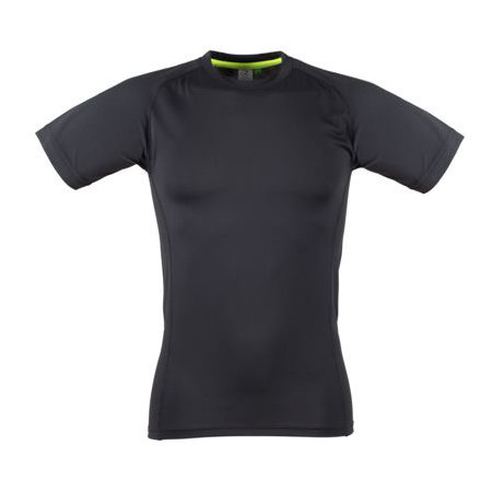 Slim Fit Sport-T-Shirt für Herren in Black|Black von Tombo (Artnum: TL515