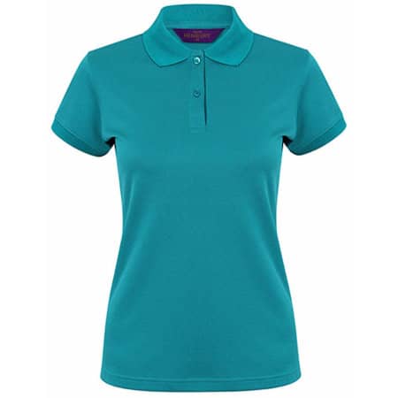 Schnelltrocknendes Coolplus® Poloshirt für Damen in Bright Jade von Henbury (Artnum: W476