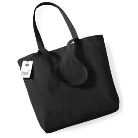 Nachhaltige Organic Einkaufstasche mit langen Henkeln aus Bio-Baumwolle von Westford Mill (Artnum: WM180