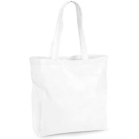 Nachhaltige Einkaufstasche aus Bio-Baumwolle in White von Westford Mill (Artnum: WM265