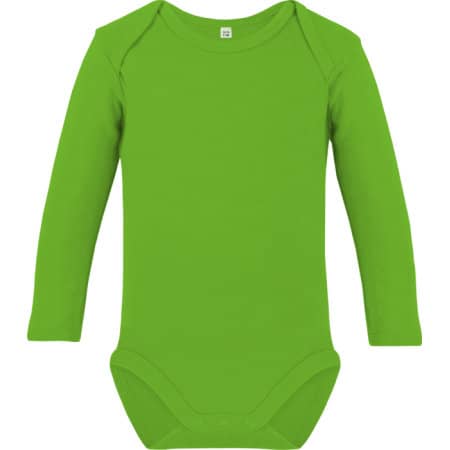 Langärmeliger Baby Body aus Bio-Baumwolle von Link Kids Wear (Artnum: X11420