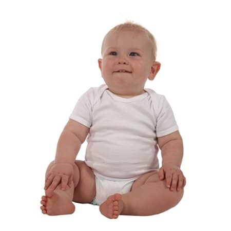 Kurzärmeliger Baby Body von Link Kids Wear (Artnum: X940