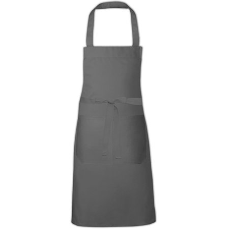 Hobby Apron in Dark Grey (ca. Pantone 431) von Link Kitchen Wear (Artnum: X967