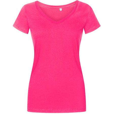 Damen T-Shirt in Bright Rose von X.O by Promodoro (Artnum: XO1525