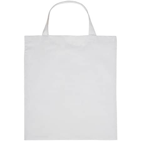 Cotton Bag Short handles in White von Printwear (Artnum: XT902