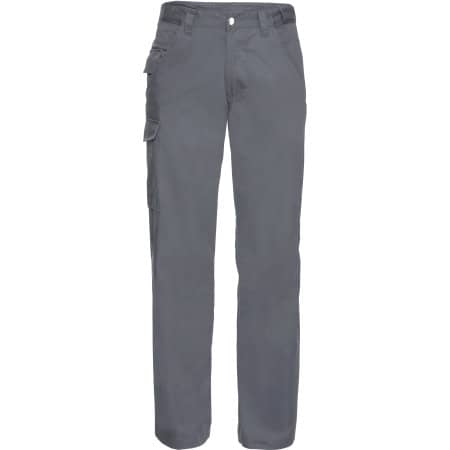 Workwear-Hose aus Polyester-/Baumwoll-Twill von Russell (Artnum: Z001