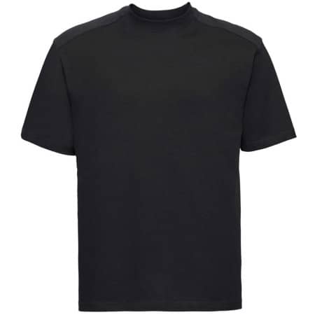 Schweres Herren Workwear T-Shirt in Black von Russell (Artnum: Z010