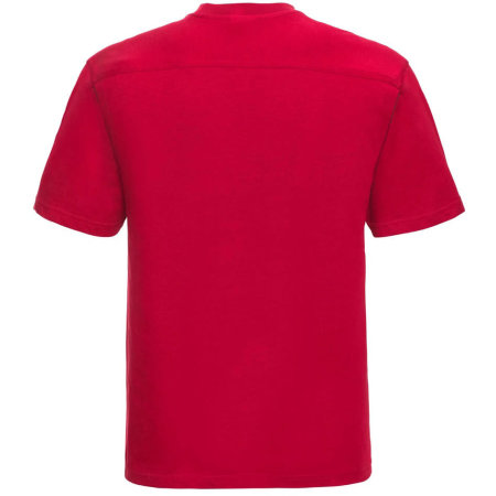 Schweres Herren Workwear T-Shirt in Classic Red von Russell (Artnum: Z010