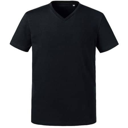 Nachhaltiges Organic Herren T-Shirt Pure Organic in Black von Russell (Artnum: Z103M