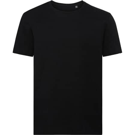 Herren T-Shirt aus Bio-Baumwolle in Black von Russell (Artnum: Z108M