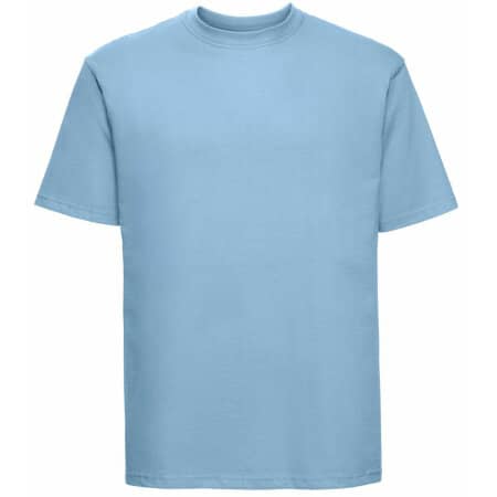 Konventionelles Herren T-Shirt in Sky von Russell (Artnum: Z180