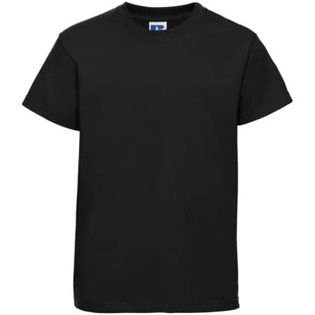 Kids` Silver Label T-Shirt in Black von Russell (Artnum: Z180K