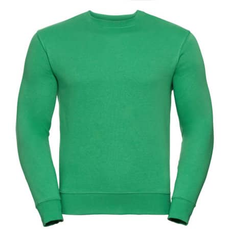 Klassischer Herren-Sweater mit weiter geschnittenen Bündchen und Saum in  von Russell (Artnum: Z262N