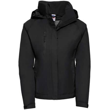 Damen-Funktionsjacke mit gefüttertem Innenkragen in Black von Russell (Artnum: Z510F