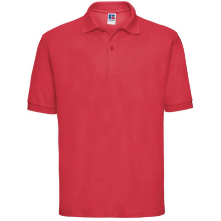 Klassisches Herren-Poloshirt in Bright Red von Russell (Artnum: Z539