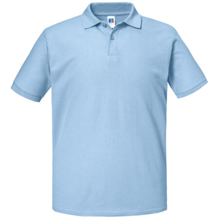Authentic Eco Polo in Sky von Russell (Artnum: Z570M