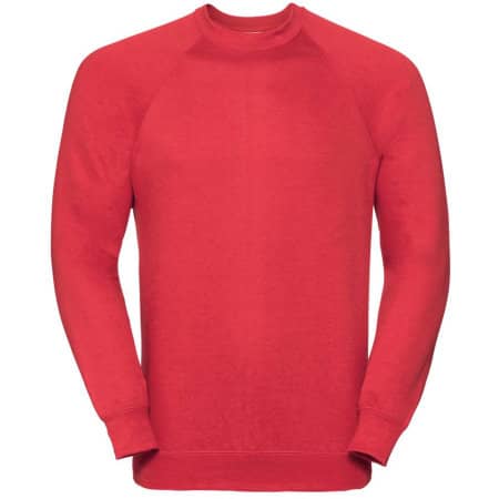Klassisch-flauschiges Herren-Sweatshirt in Bright Red von Russell (Artnum: Z762