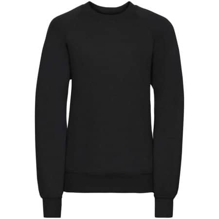 Kids` Raglan-Sweatshirt in Black von Russell (Artnum: Z762K