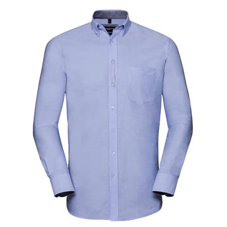 Nachhaltiges Oxford Hemd in Oxford Blue|Oxford Navy von Russell (Artnum: Z920